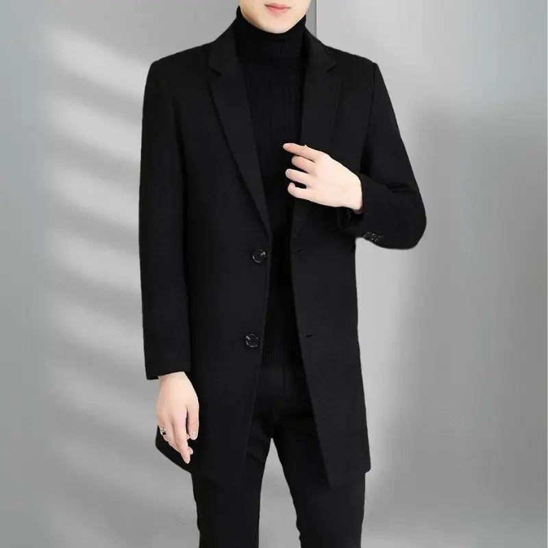 Sobretudo Masculino Elegante Fitori