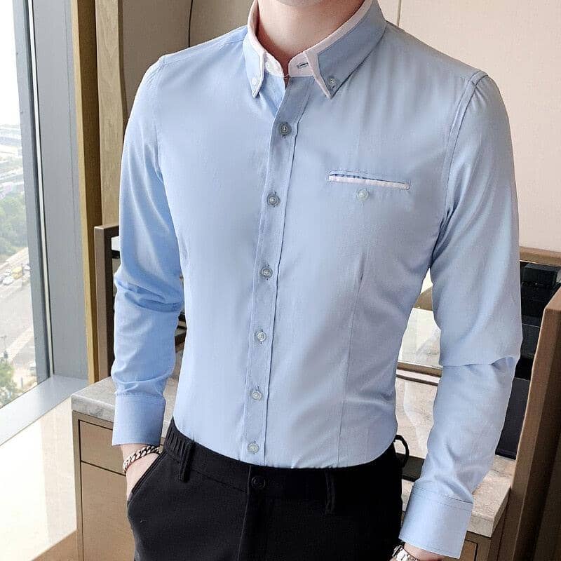 Camisa Social Masculina Fitori Paris