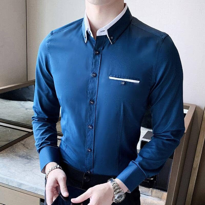 Camisa Social Masculina Fitori Paris