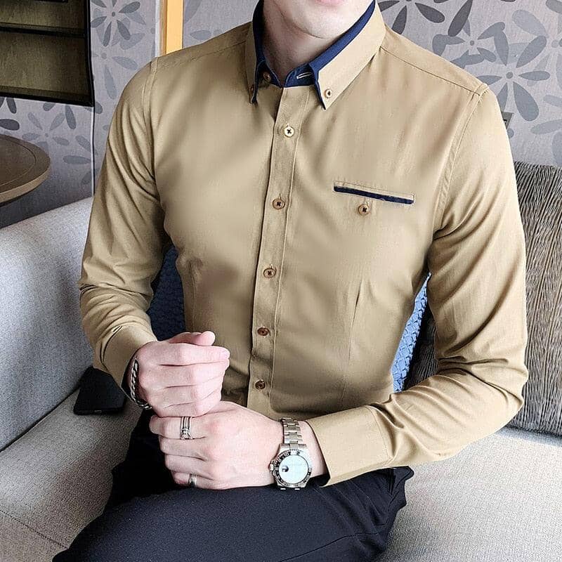 Camisa Social Masculina Fitori Paris