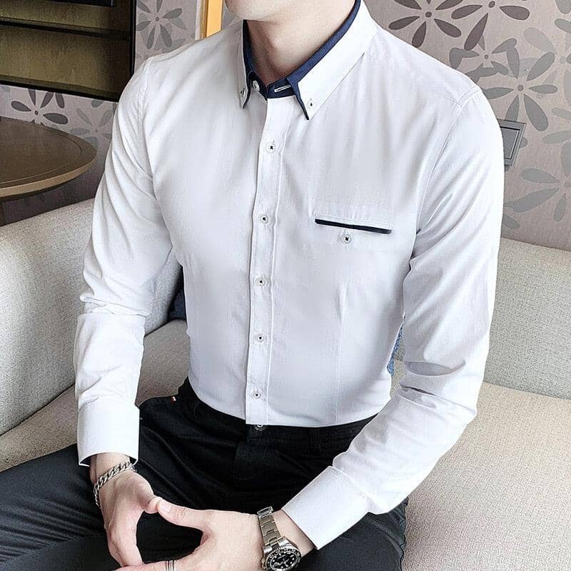 Camisa Social Masculina Fitori Paris