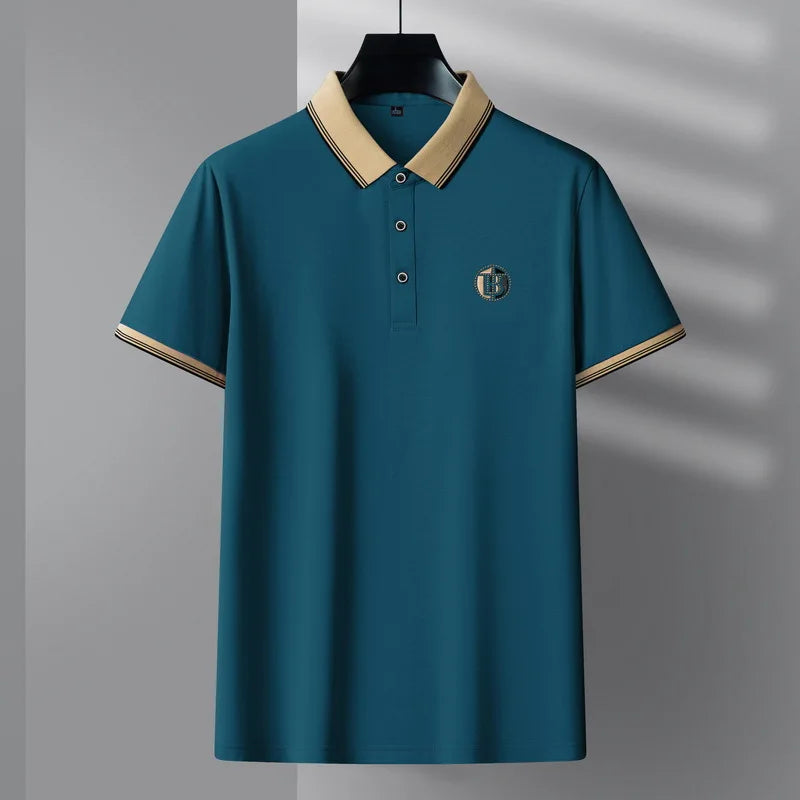 Camisa Polo Mascuina Elegante Fitori