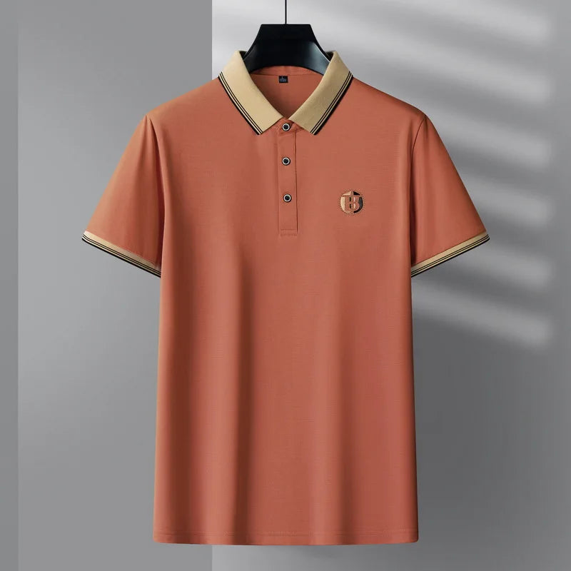 Camisa Polo Mascuina Elegante Fitori