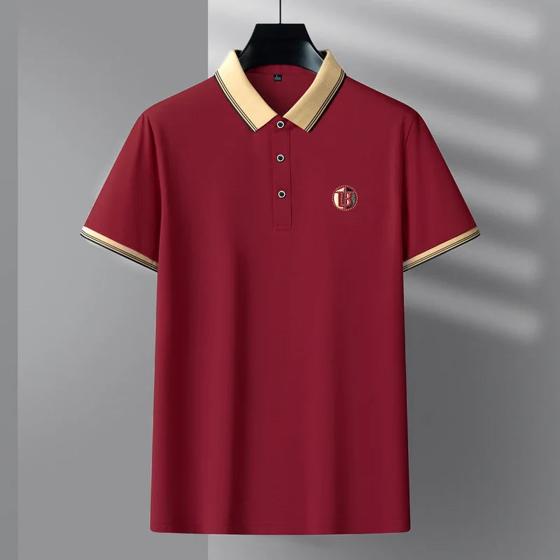 Camisa Polo Mascuina Elegante Fitori
