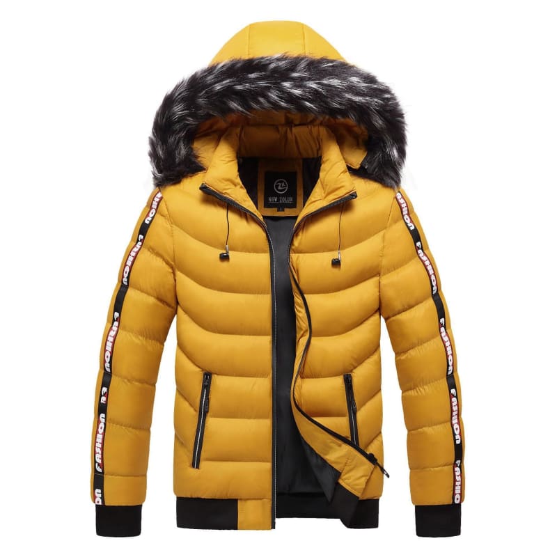 Jaqueta Puffer Masculina Capuz Forrado Fitori