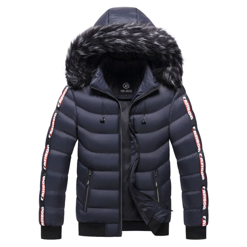 Jaqueta Puffer Masculina Capuz Forrado Fitori