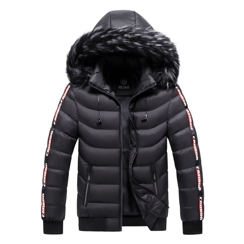 Jaqueta Puffer Masculina Capuz Forrado Fitori