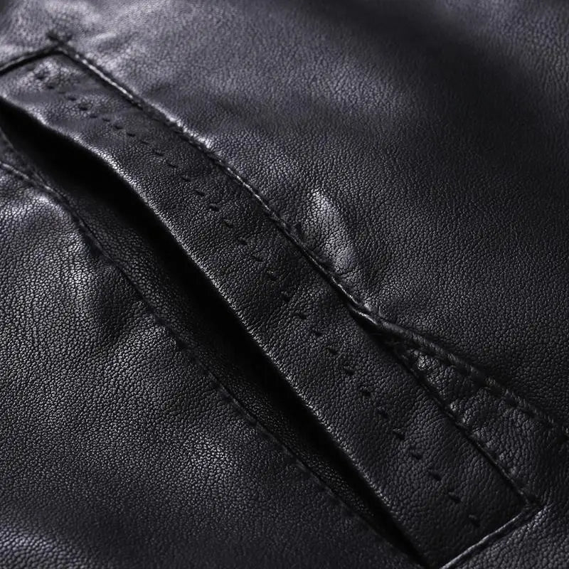 Jaqueta de Couro Masculina Fitori