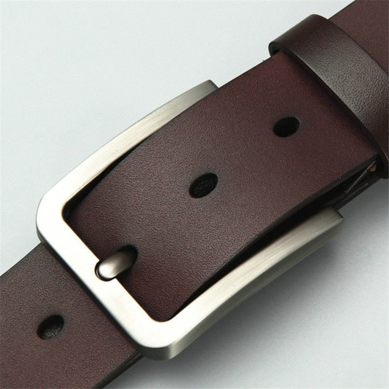 Cinto Masculino de Couro Vintage Pierre