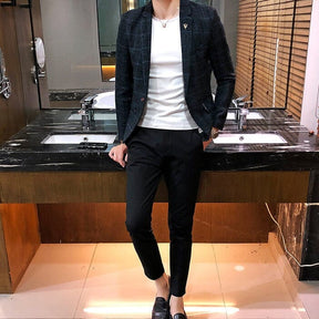 Blazer Masculino Fitori Xadrez