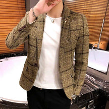 Blazer Masculino Fitori Xadrez