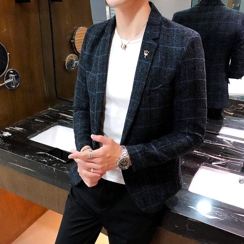 Blazer Masculino Fitori Xadrez