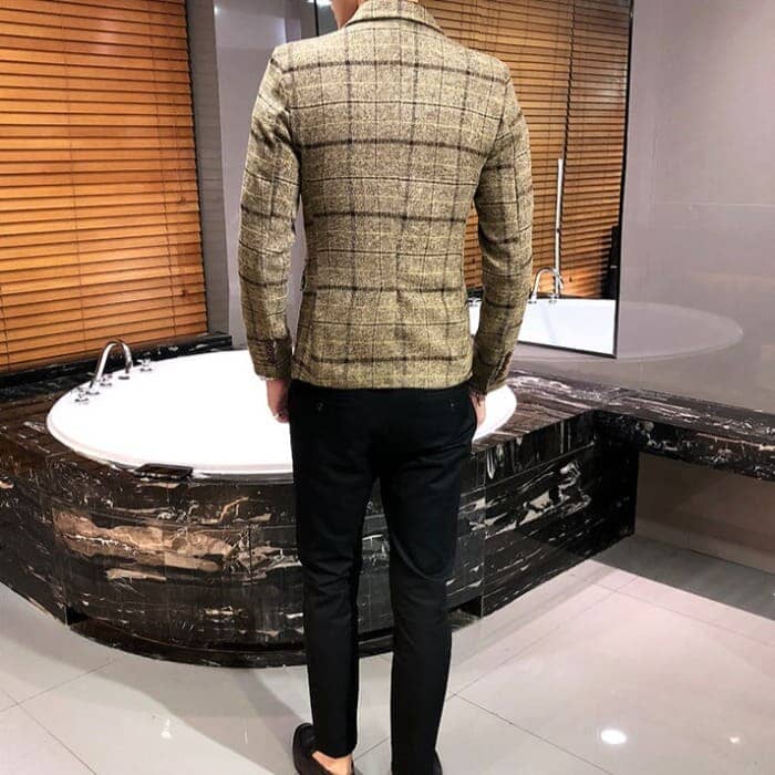 Blazer Masculino Fitori Xadrez