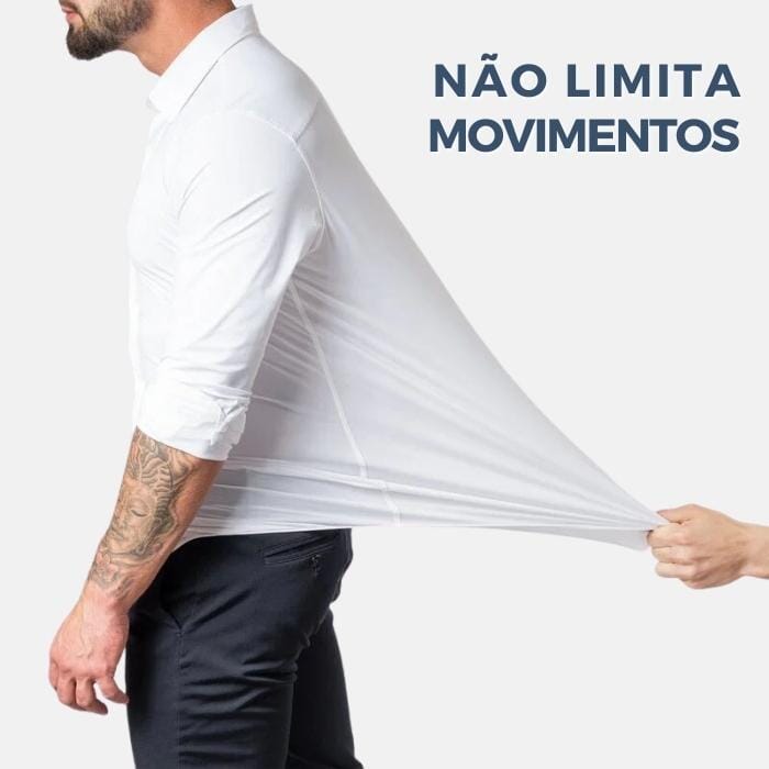 Camisa Social Masculina Fitori