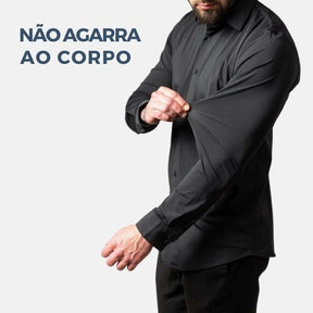 Camisa Social Masculina Fitori