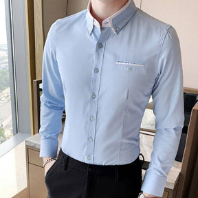Camisa Social Masculina Fitori Paris