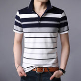 Camisa Polo Listrada Masculina Fitori