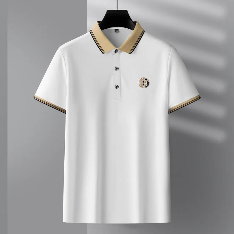 Camisa Polo Mascuina Elegante Fitori