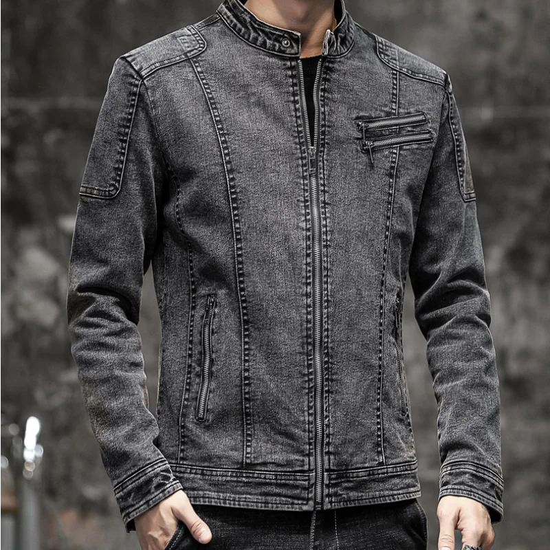 Jaqueta Jeans Masculina Fitori Grife