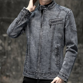 Jaqueta Jeans Masculina Fitori Grife