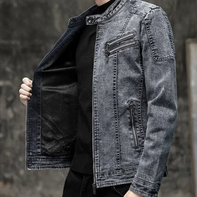 Jaqueta Jeans Masculina Fitori Grife