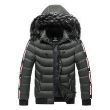 Jaqueta Puffer Masculina Capuz Forrado Fitori