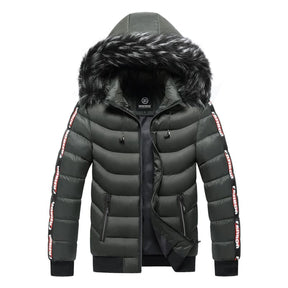 Jaqueta Puffer Masculina Capuz Forrado Fitori