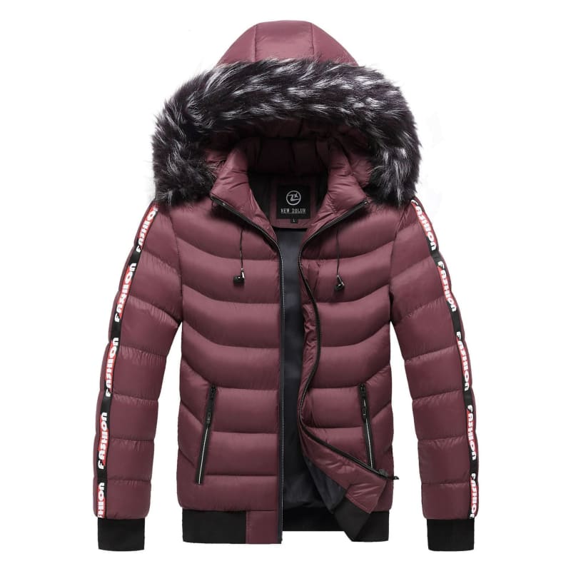 Jaqueta Puffer Masculina Capuz Forrado Fitori