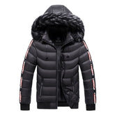 Jaqueta Puffer Masculina Capuz Forrado Fitori