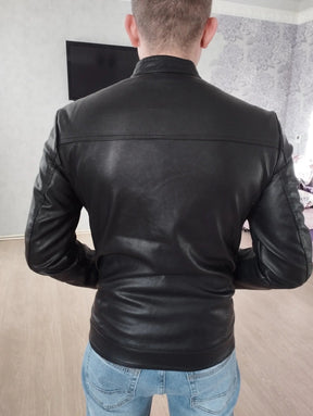 Jaqueta de Couro Masculina Fitori