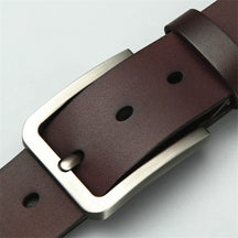 Cinto Masculino de Couro Vintage Pierre